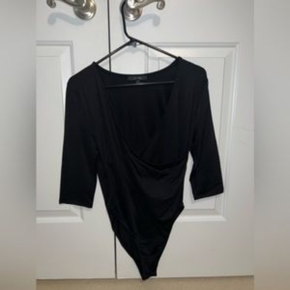 GB FASHION BRAND, size large, color black, womens bodysuit